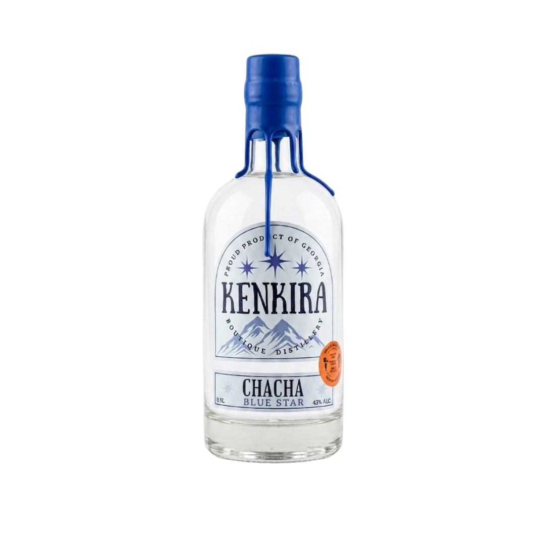 kenkira chacha 0.5 whiteჭაჭა კენკირა ჭაჭა ბლუ სთარ